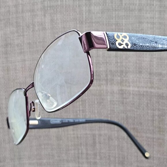 Coach Eyeglasses Frame LOUISE 1009 Dark Brown 54[]15 135 Glasses Frame Only - Picture 1 of 13